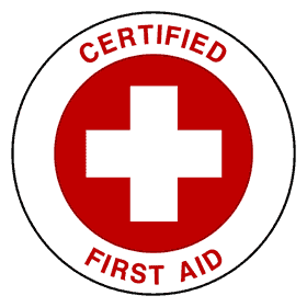 first aid certificate