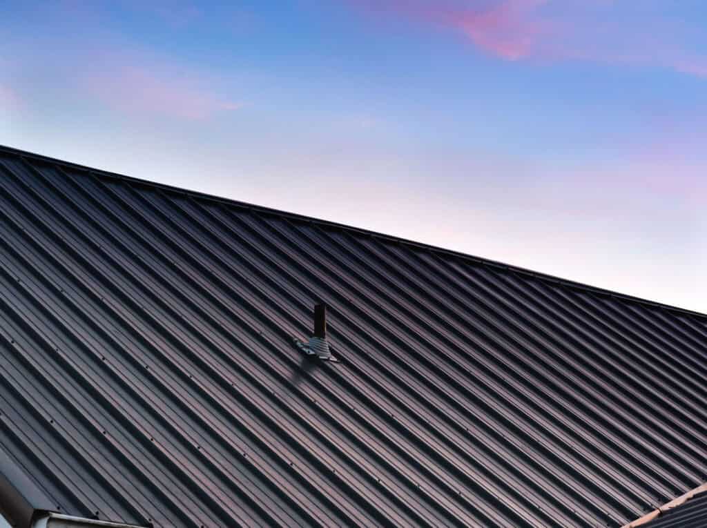 residential roofing. metal roof example